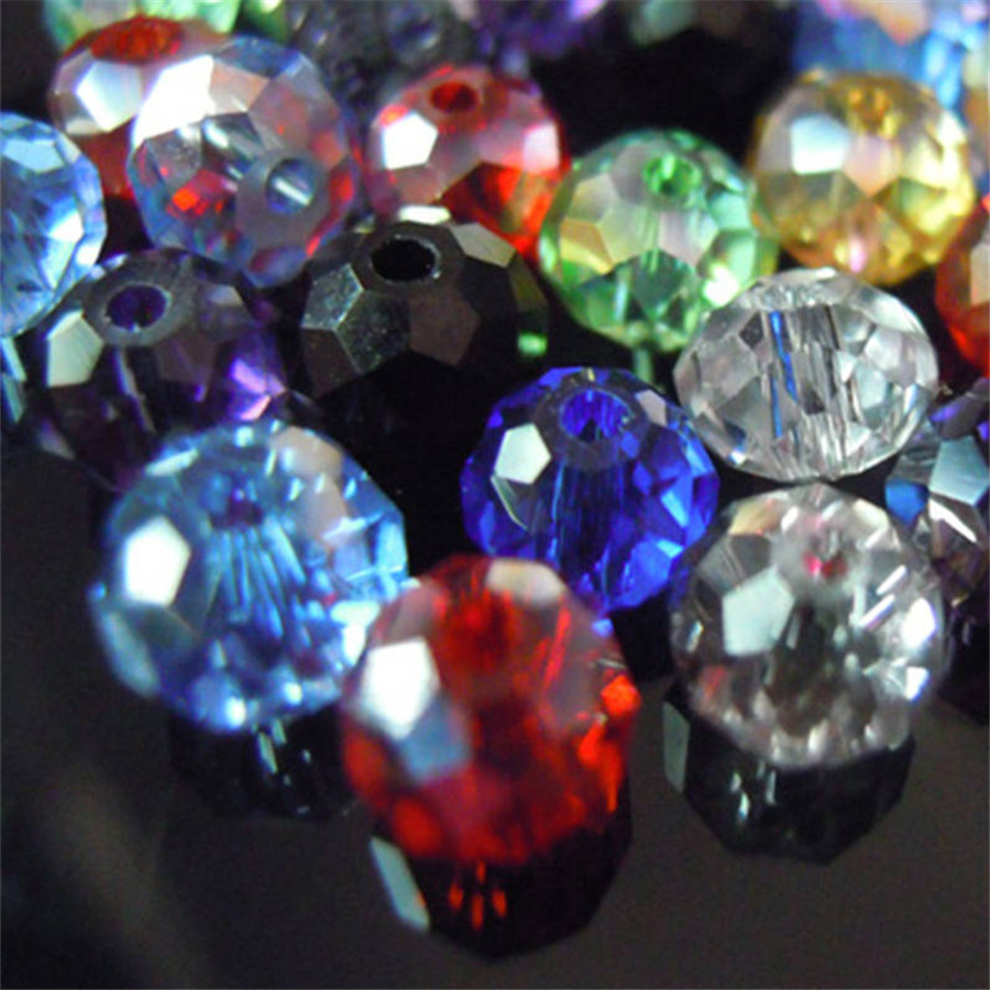 Glass Seed Beads 2Mm Jewelry Making - Isywaka 2ミリメートル、3*4ミリメートル、4*6ミリメートル、6*8ミリメートル、オーストリアファセットクリスタルガラスビーズルーススペーサーラウンドビーズジュエリーメイキングのために