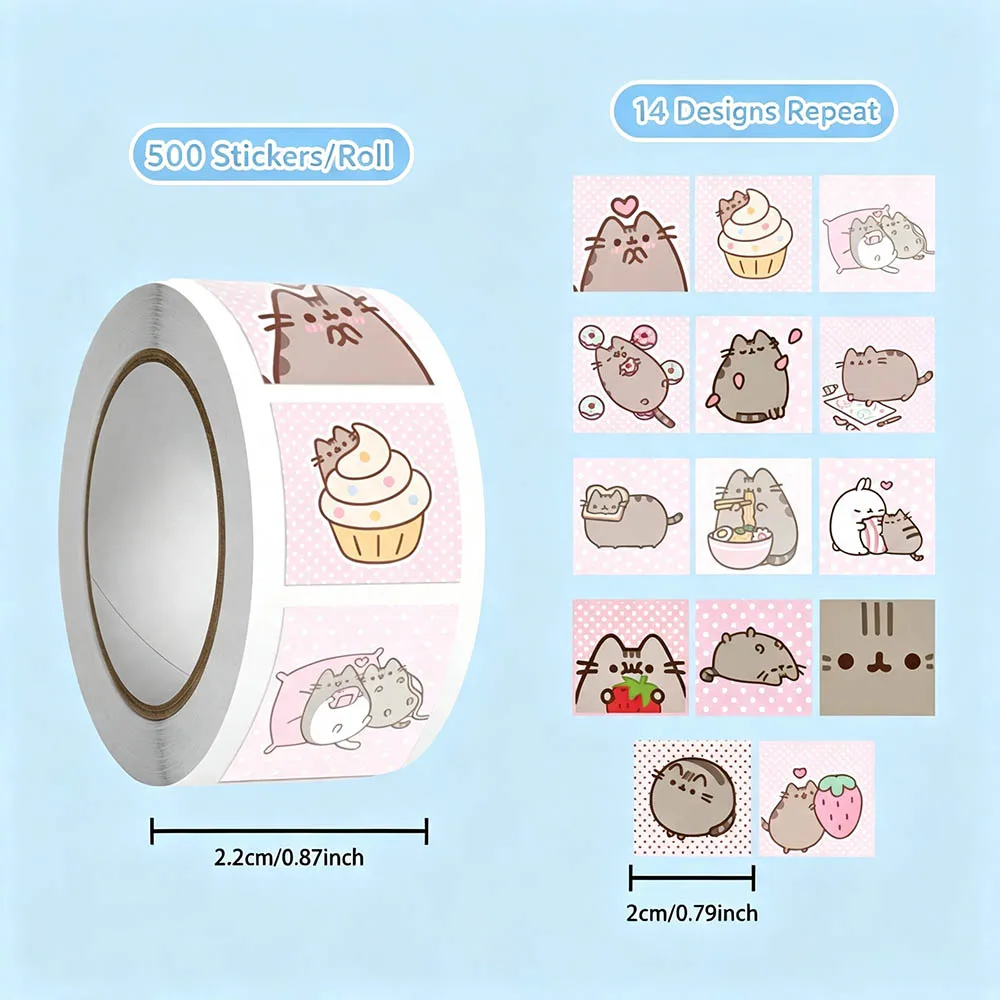 Hou 500個入り プーシーンのキャラクター猫のロールステ - Scrapbooking のレビューと価格
