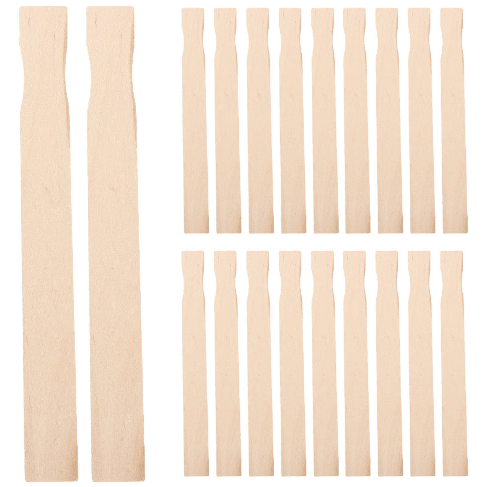 木製の塗料攪拌棒50本セット。白樺材を使用し、塗料やエポキシ - Craft Tools のレビューと価格