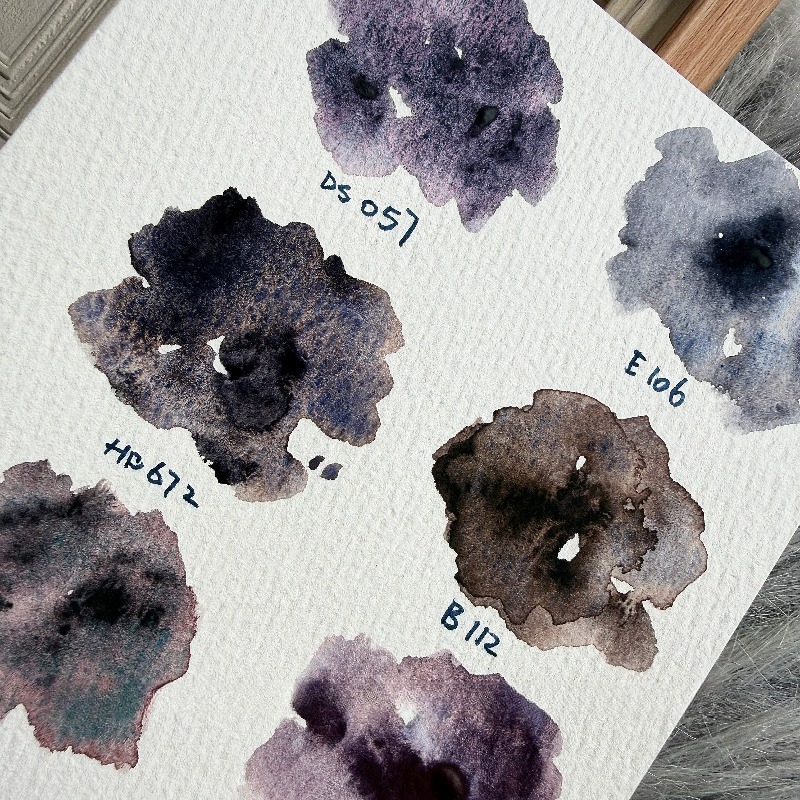 6 色 1 ミリリットルホワイトナイトコレクション沈降色マス - Watercolor Paint Set Solid Pigment のレビューと価格
